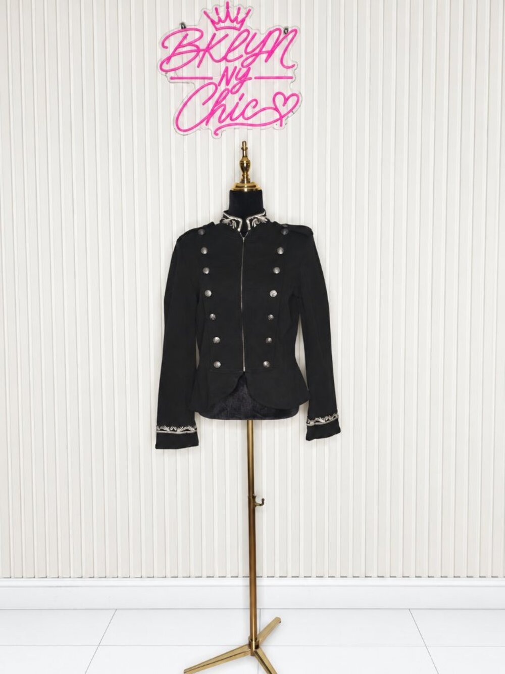 Denim & Supply Ralph Lauren French Terry Zip Military Jacket